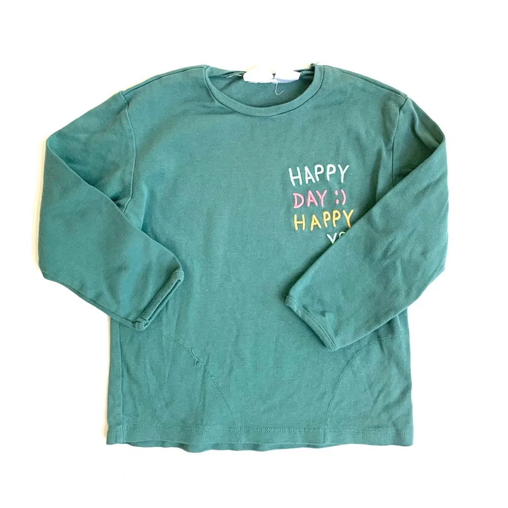 Zara Toddler Girl Happy Day Happy You Tee